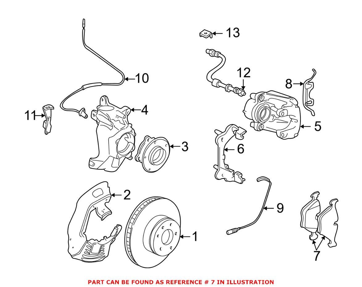 BMW Disc Brake Pad Set - Front 34116761279